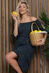 LT Collection Платье 528665 П13336-12М тёмно-синий