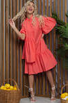 LT Collection Платье 532680 П13343-36М коралловый