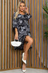 LT Collection Платье 532687 П13400-18М чёрно-белый