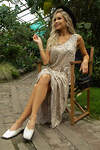 LT Collection Сарафан 532775 П13547-1М бежевый