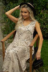 LT Collection Сарафан 532775 П13547-1М бежевый