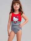 PLAYTODAY Купальник 536721 12542091 красный,белый,черный