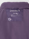 CROCKID Куртка 542259 ВК 38119/н/1 ГР темный баклажан, мини цветы