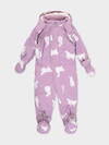 CROCKID Комбинезон 542268 ВК 60131/н/1 УЗГ морской туман, зайчики в снегу