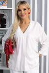LT Collection Блуза 544772 Б13776-16М белый
