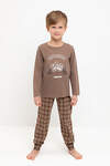 CROCKID Пижама 547465 К 1606 сосновая кора, праздничная клетка