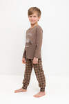 CROCKID Пижама 547465 К 1606 сосновая кора, праздничная клетка