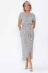 LT Collection Платье 548370 П14046-12М черно-белый