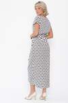 LT Collection Платье 548370 П14046-12М черно-белый