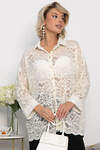 LT Collection Рубашка 548371 Б14048-10М молочный