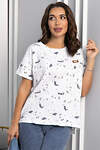 LT Collection Футболка 551357 Б14127-4М белый