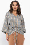 LT Collection Блуза 552245 Б14150-12М серый