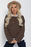 LT Collection Джемпер 552250 Б14170-5М коричневый
