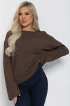 LT Collection Джемпер 552250 Б14170-5М коричневый