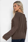 LT Collection Джемпер 552250 Б14170-5М коричневый