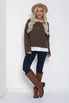 LT Collection Джемпер 552250 Б14170-5М коричневый
