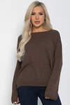 LT Collection Джемпер 552250 Б14170-5М коричневый