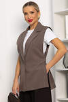 LT Collection Жилет 555970 Б14214-4М коричневый