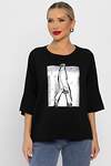 LT Collection Блуза 555971 Б14202-20М черный