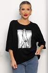 LT Collection Блуза 555971 Б14202-20М черный