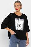 LT Collection Блуза 555971 Б14202-20М черный