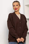 LT Collection Кардиган 555978 Б14234-20М коричневый
