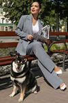 LT Collection Брюки 556545 Б14103-34М Серый