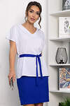 LT Collection Костюм 556547 К14101-14М Бело-синий