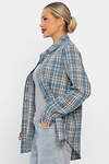 LT Collection Рубашка 556551 Б14134-7М Серо-голубой