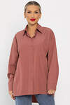 LT Collection Рубашка 556558 Б14188-5М Терракотовый
