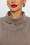 LT Collection Блуза 556560 Б14199-12М Коричневый