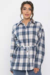 LT Collection Рубашка 556567 Б14272-4М Синий
