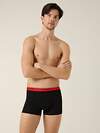 DiWaRi Трусы 556963 PREMIUM MSH 1568 (бандероль) black-red strip