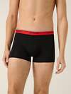 DiWaRi Трусы 556963 PREMIUM MSH 1568 (бандероль) black-red strip