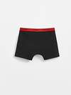 DiWaRi Трусы 556963 PREMIUM MSH 1568 (бандероль) black-red strip