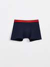 DiWaRi Трусы 556966 PREMIUM MSH 1568 (бандероль) dark navy-red strip