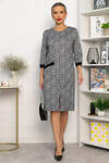LT Collection Платье 557288 П13747-19М темно-серый/черный