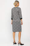 LT Collection Платье 557288 П13747-19М темно-серый/черный