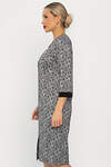LT Collection Платье 557288 П13747-19М темно-серый/черный
