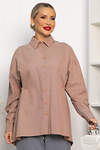 LT Collection Рубашка 557292 Б14191-5М бежевый