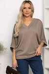 LT Collection Джемпер 557323 Б14245-12М коричневый