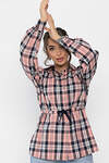 LT Collection Рубашка 557329 Б14275-4М розово-синий
