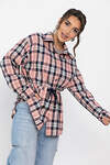 LT Collection Рубашка 557329 Б14275-4М розово-синий