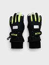 PLAYTODAY Перчатки 557444 32412964 черный,светло-зеленый