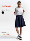 PELICAN Юбка 558263 GFS7208 Темно-синий