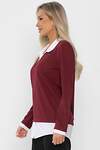 LT Collection Пуловер 561099 Б14324-12М Бордовый