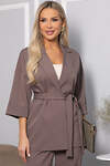 LT Collection Костюм 561105 К14376-12М коричневый