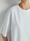 Omsa Футболка 561294 OmT_D1302 Футболка женская OVERSIZE, CO Bianco (Белый)