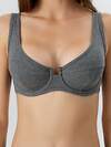 MARK FORMELLE Бюстгальтер 561450 512524 меланж темно-серый