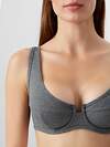 MARK FORMELLE Бюстгальтер 561450 512524 меланж темно-серый